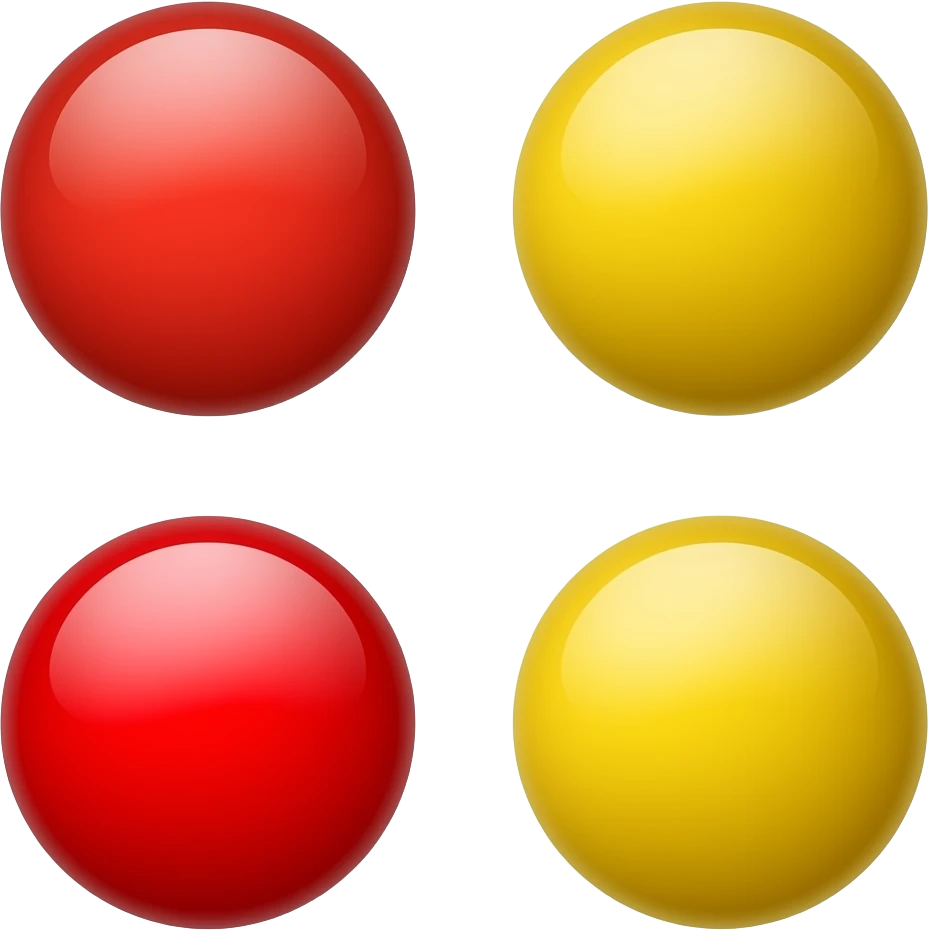 🔴+🟡 emoji