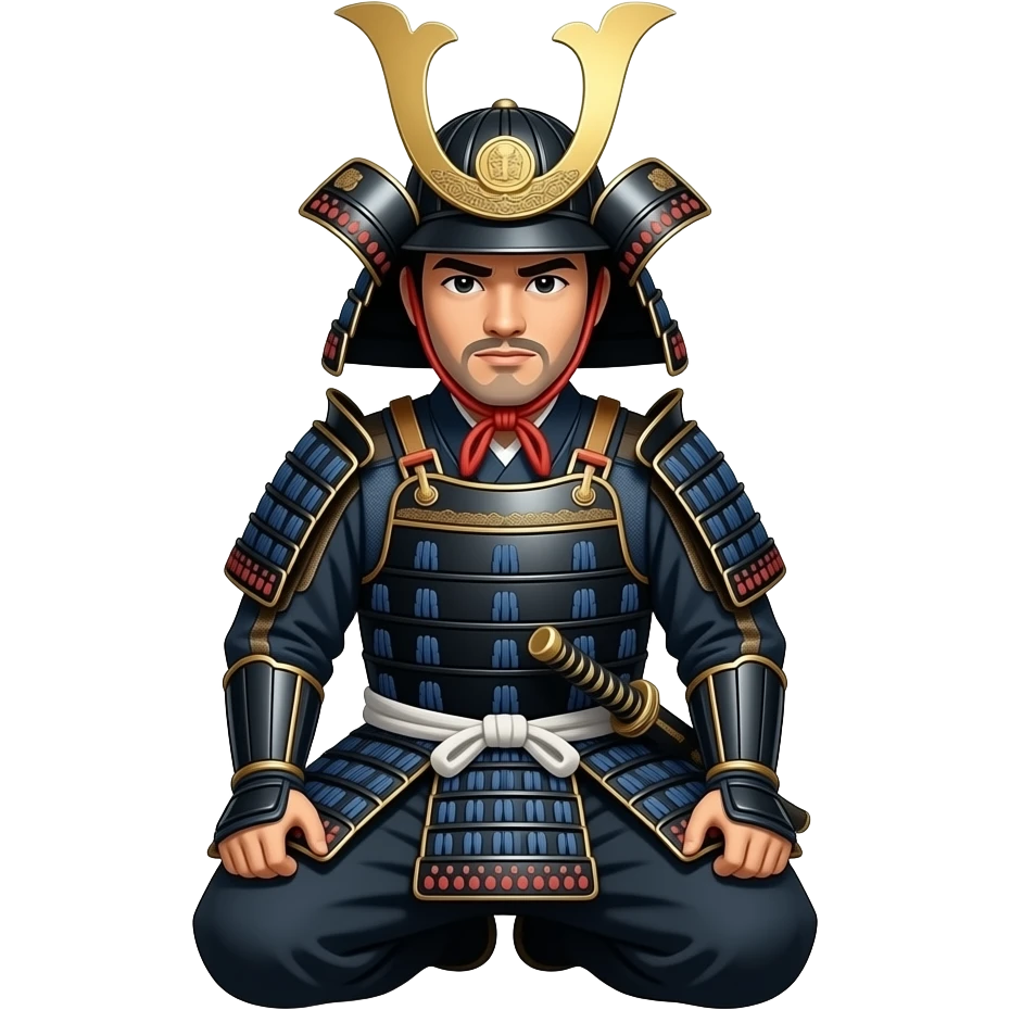 samurai kneeling emoji
