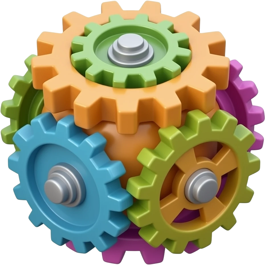 Make a satisfying toy from 3D Machine emoji