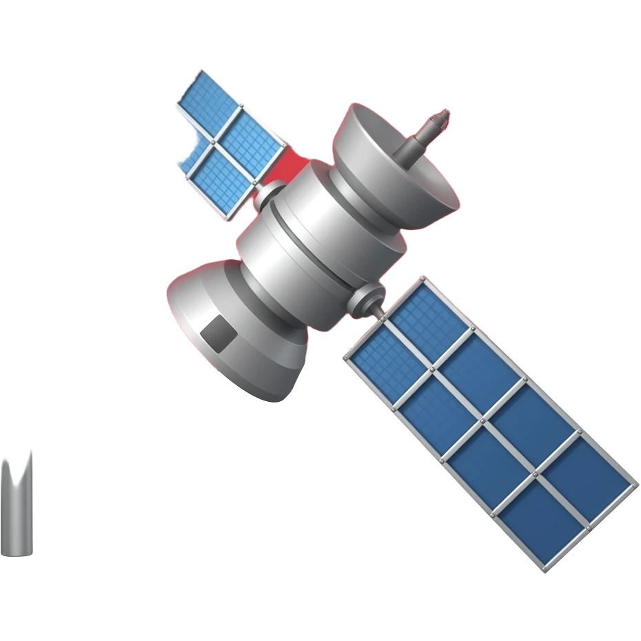 Flag with orbit emoji