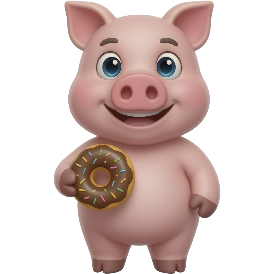 Pig with Donut emoji