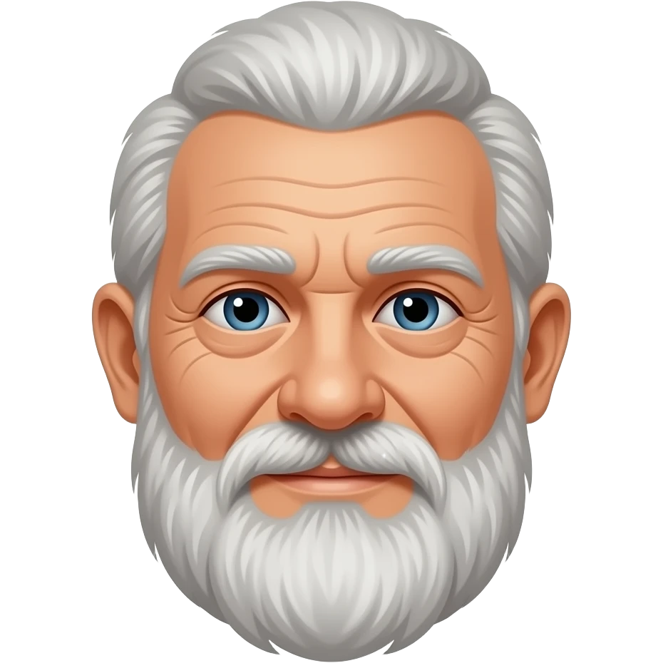 old man with mustache emoji