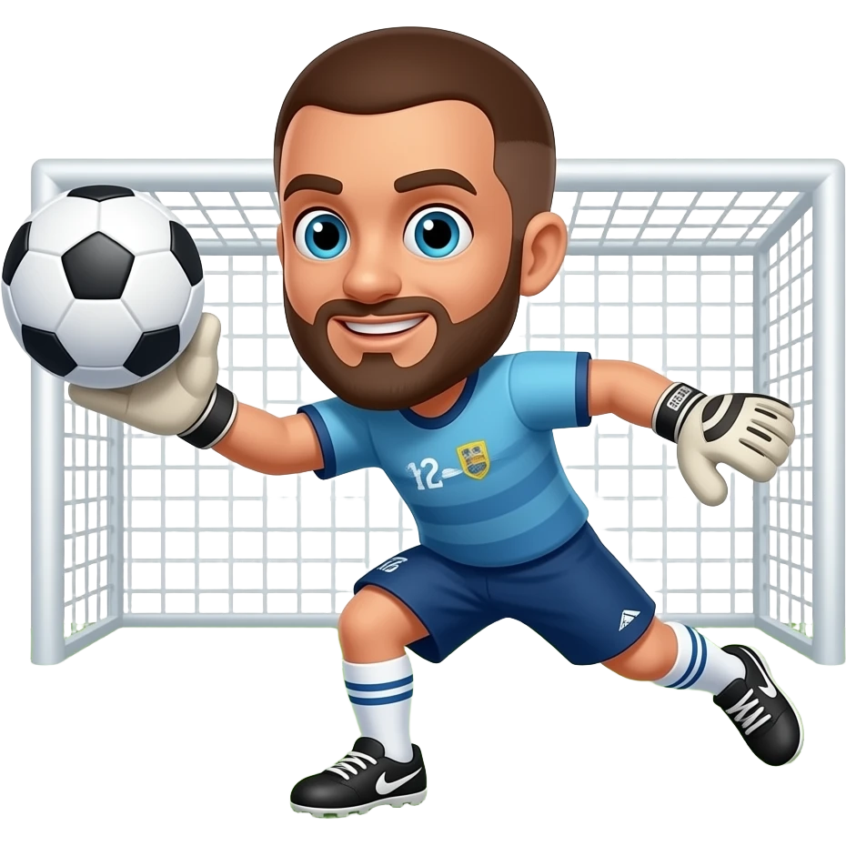 ishowspeed scores in football but the goalkeeper is mr beast emoji