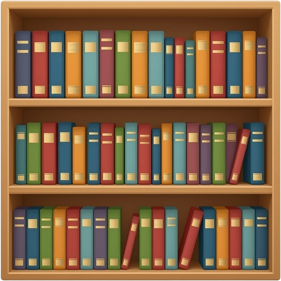 Bookshelf emoji