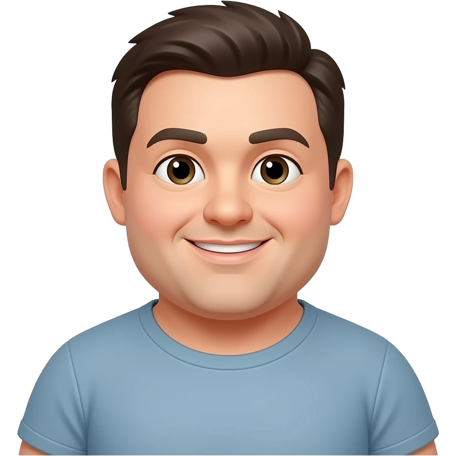 Fat person emoji