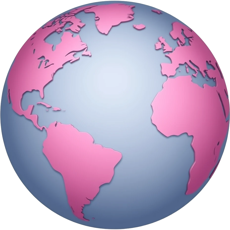 earth pink emoji