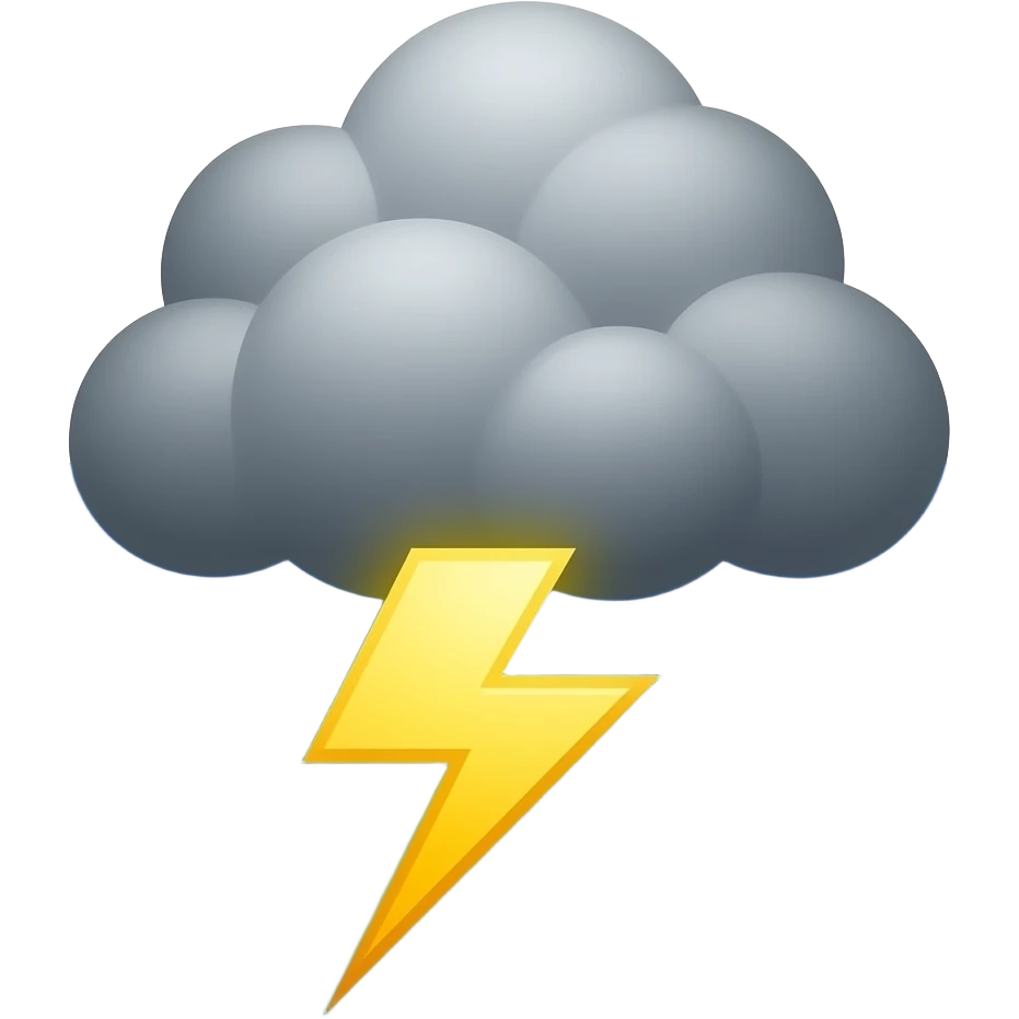 thunder emoji