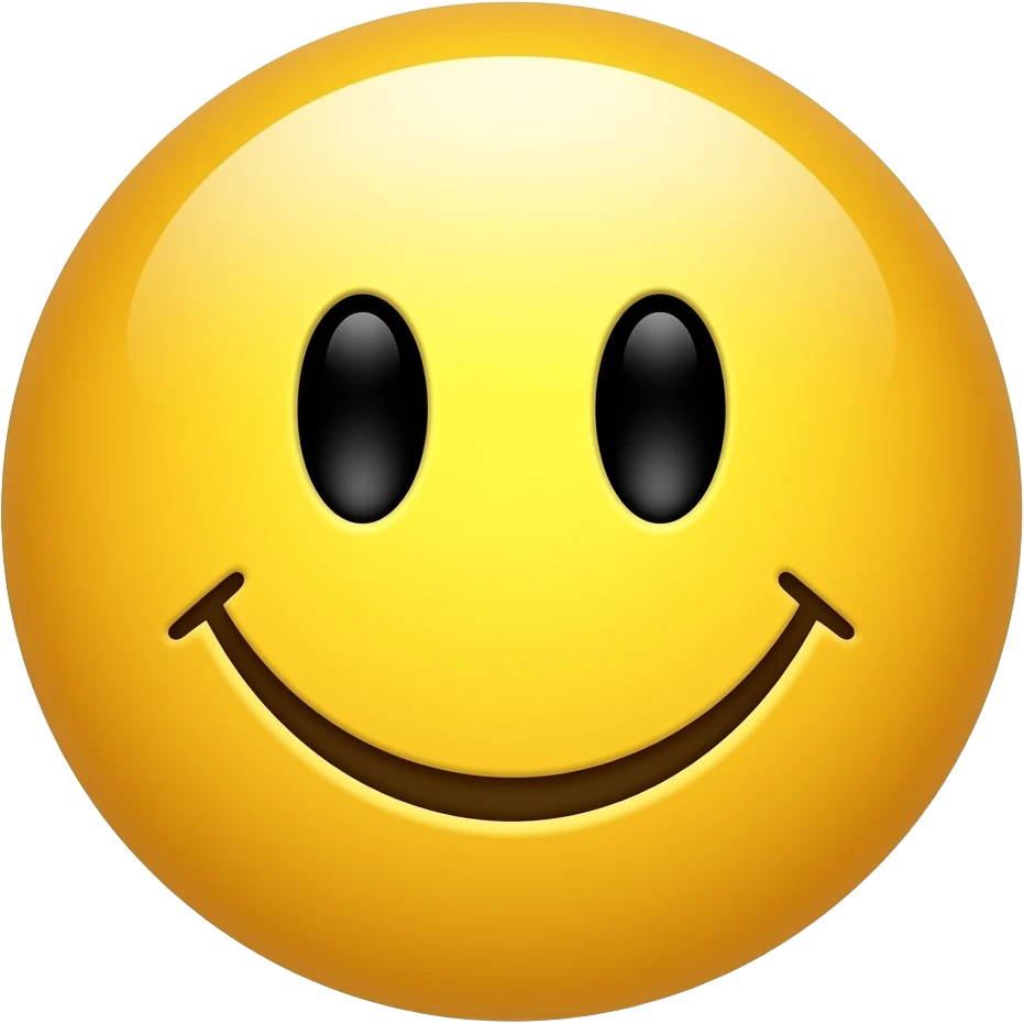 Круглый желтый Смайл  показывает dab emoji