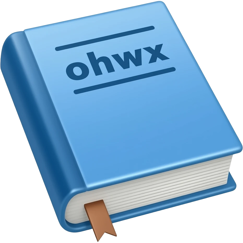 Blue Dictionary language emoji