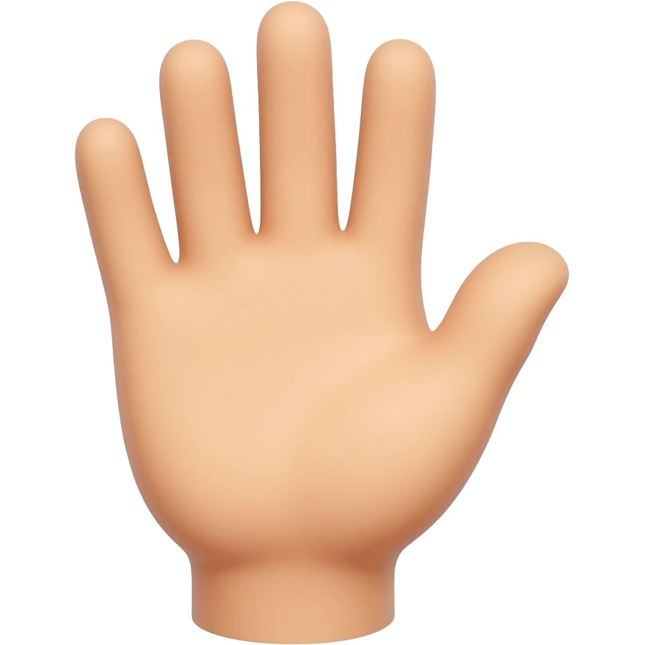 Wave hand emoji