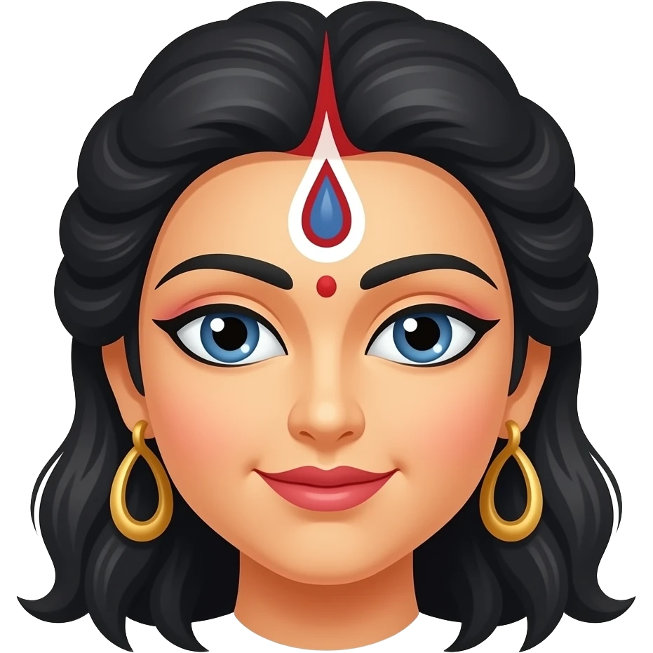 Durga face emoji