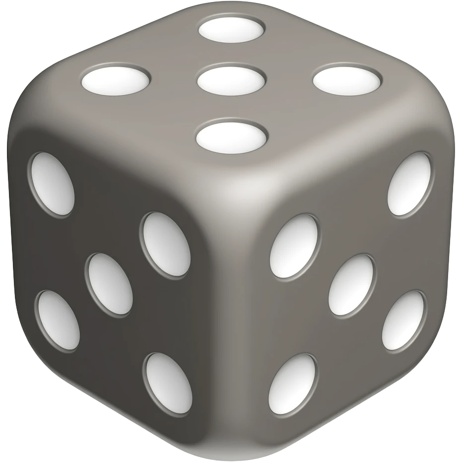 Game Die emoji