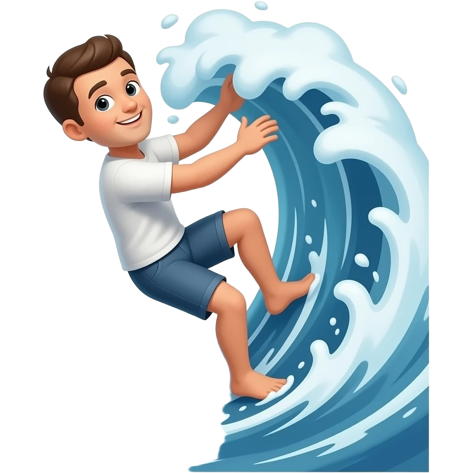 🚢🧗‍♂️🌊watercling emoji