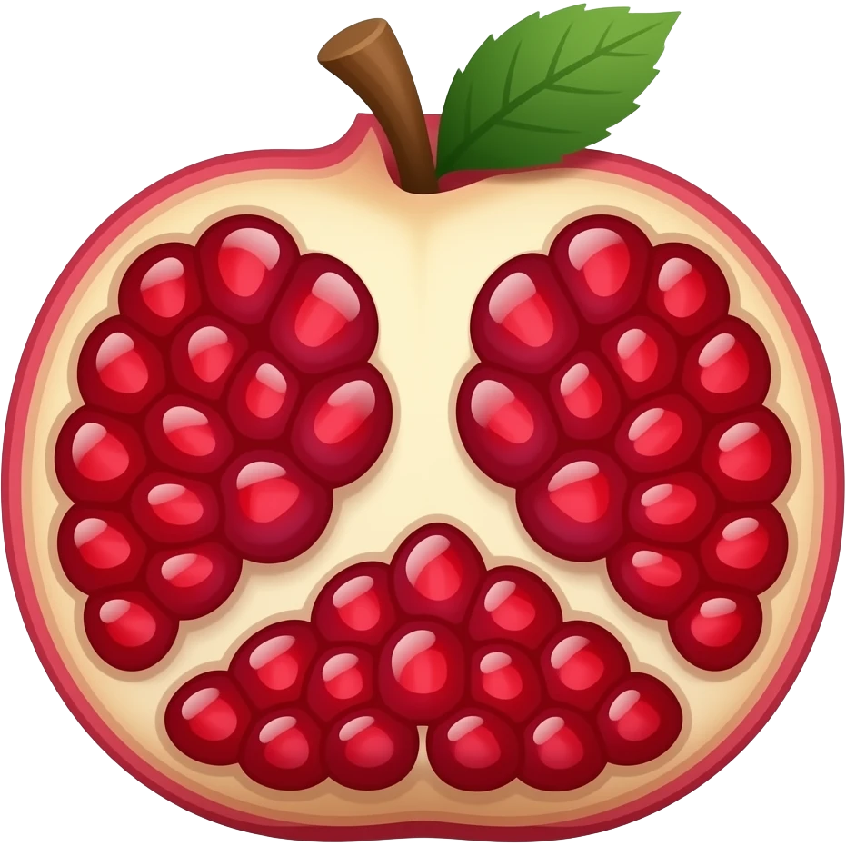 Granate apple emoji