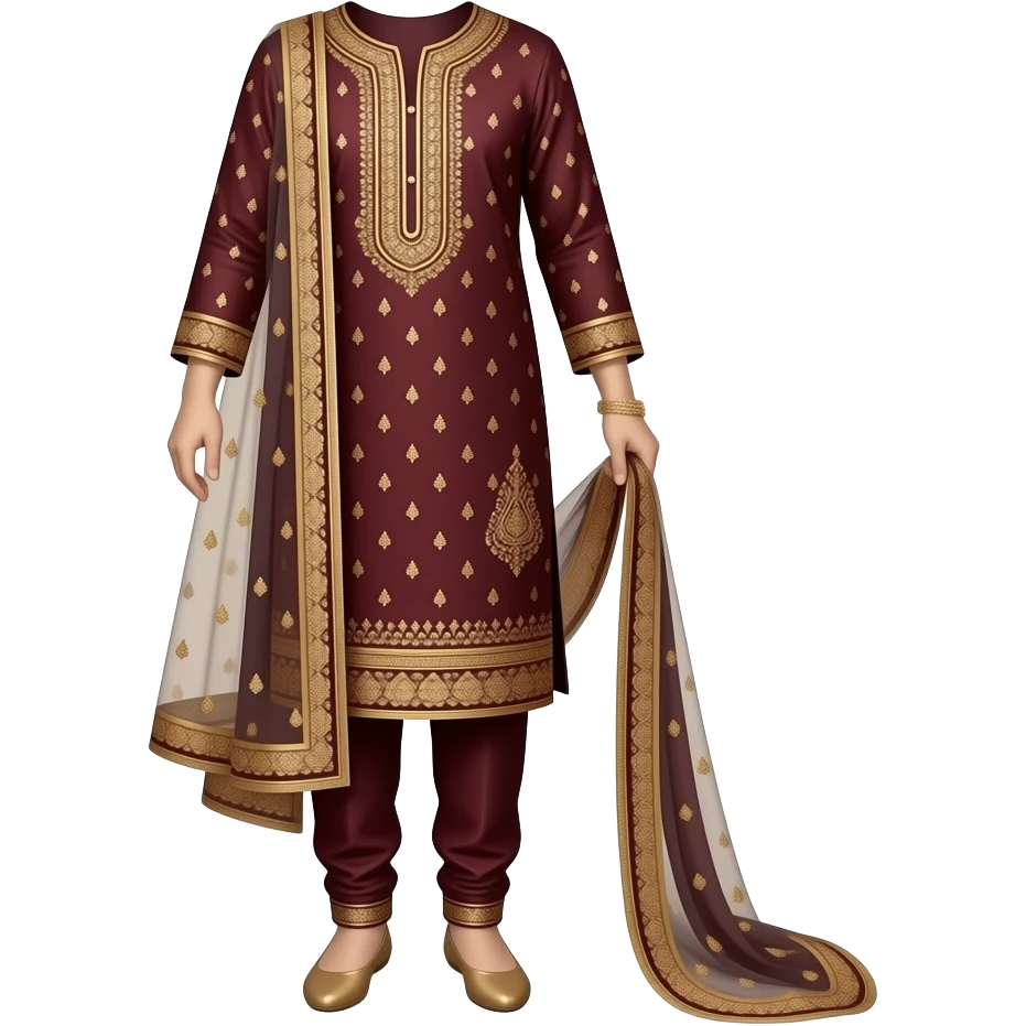 salwar suit emoji