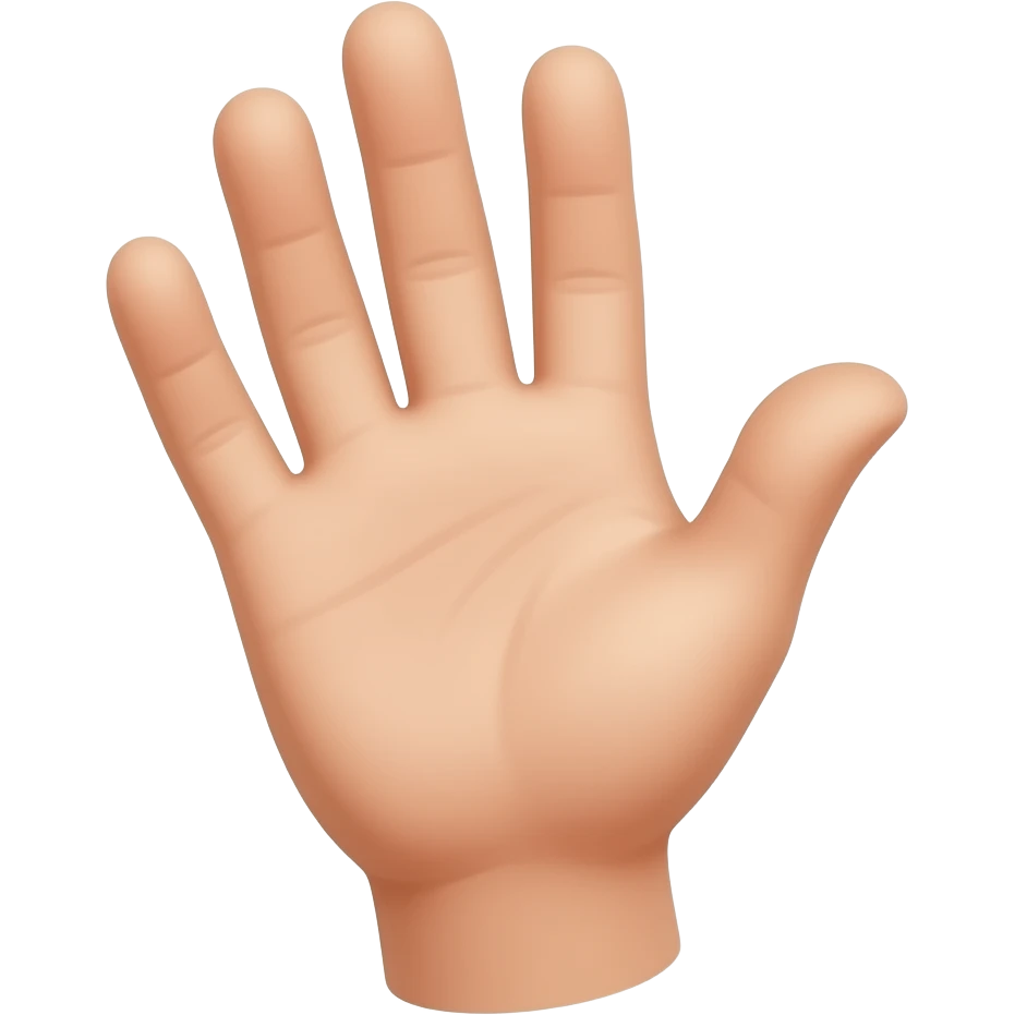 waving hand emoji