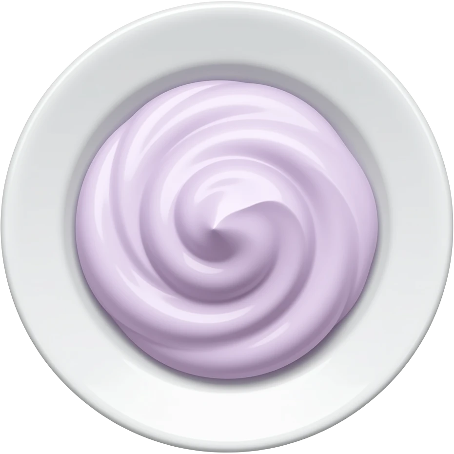 Eggplant cream emoji