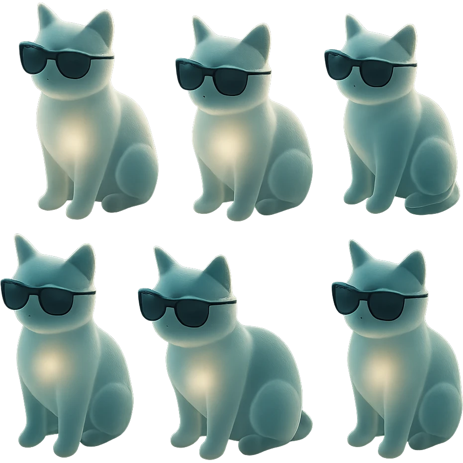 Cat wearing sunglasses emoji
