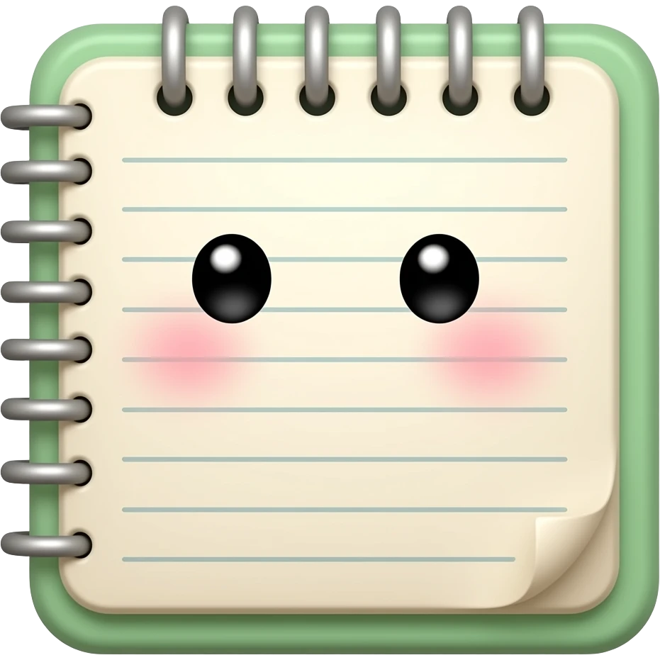 cute notebook emoji