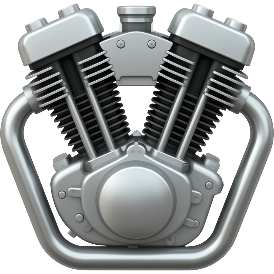 Motorcycle engine emoji