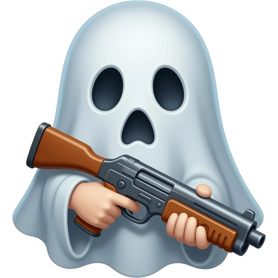 👻 Con arma emoji