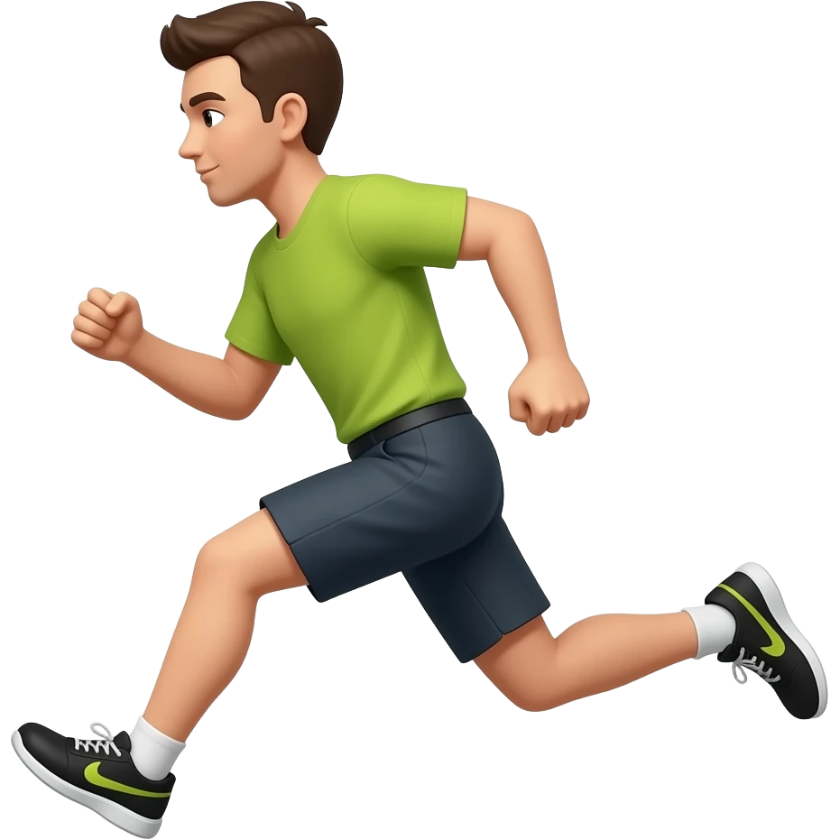 Running man emoji