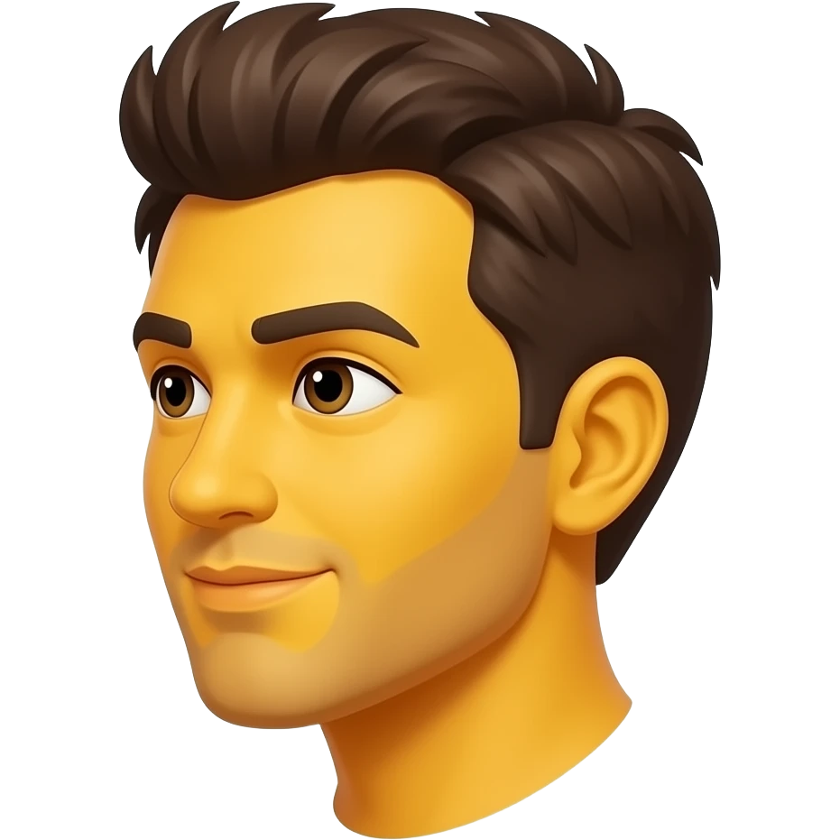 a yellow face emote doing a side eye emoji
