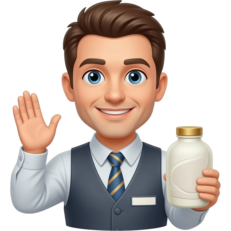 retail associate helping emoji