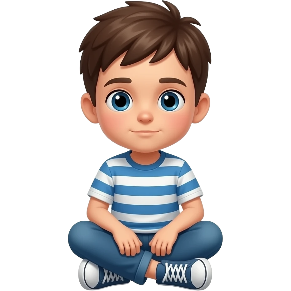 boy allone sit emoji