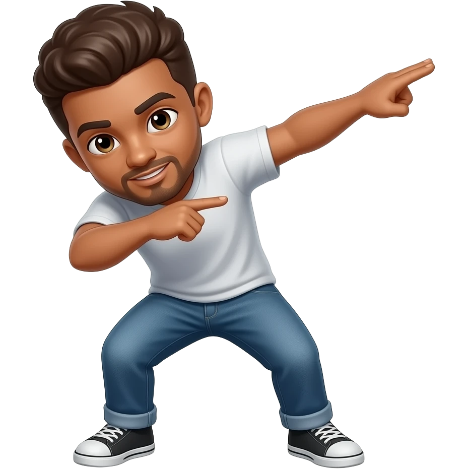 Dabbed emoji