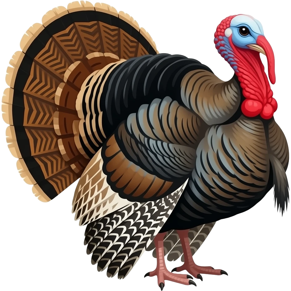 Wild turkey emoji
