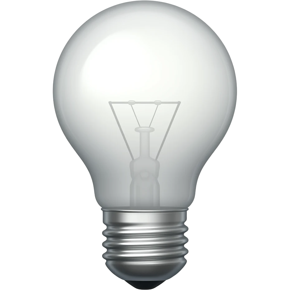 light bulb emoji