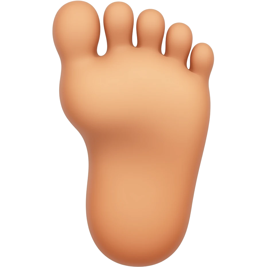Bottom of foot emoji