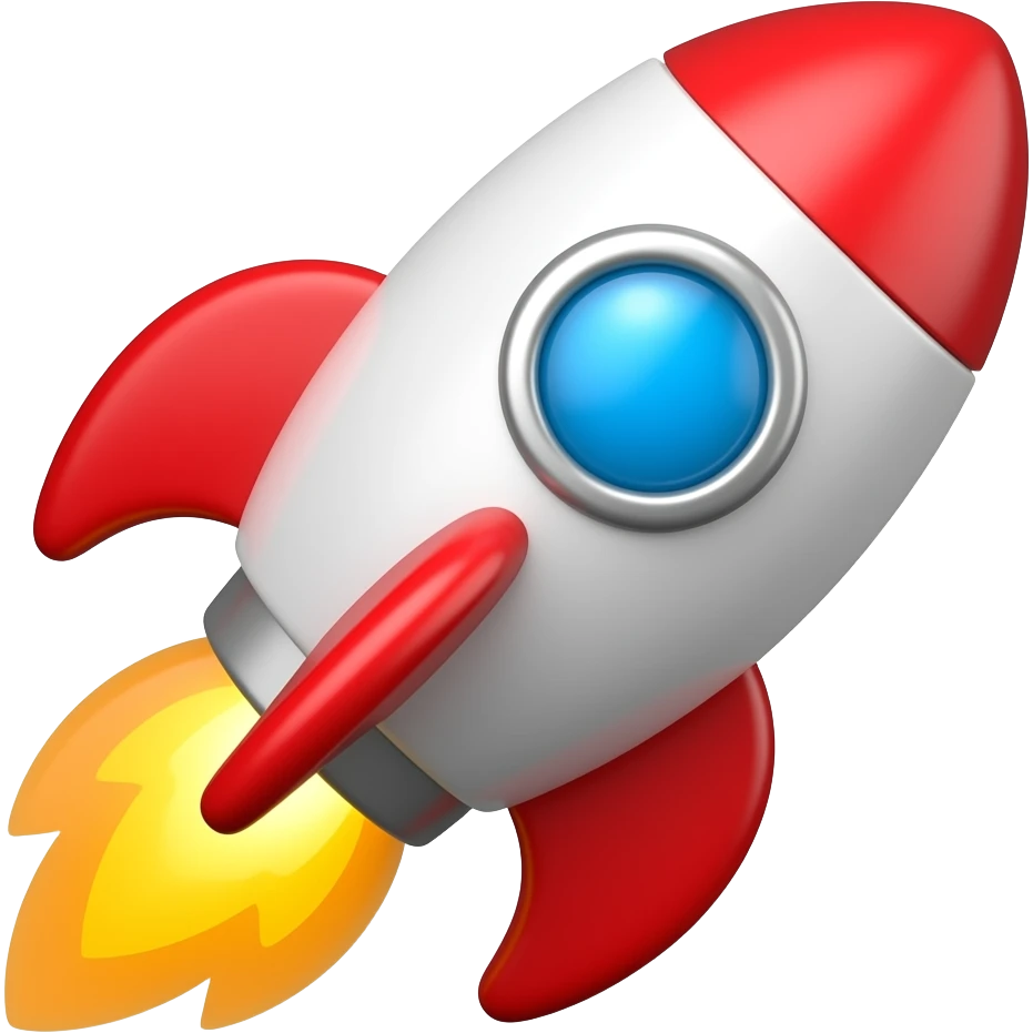 rocket toy emoji