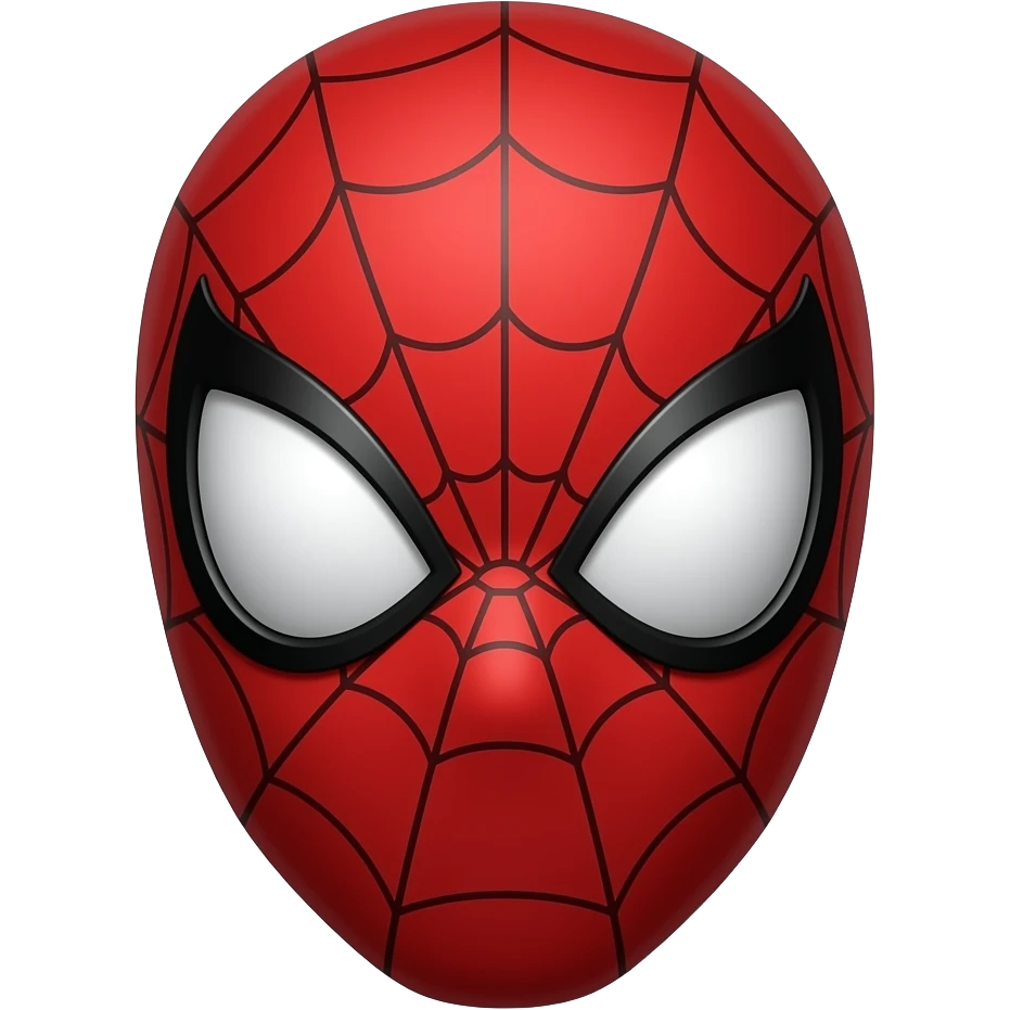 Spiderman face emoji