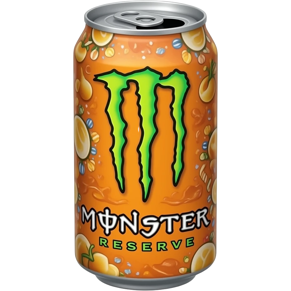 Monster energy orange dreamsicle reserve can emoji