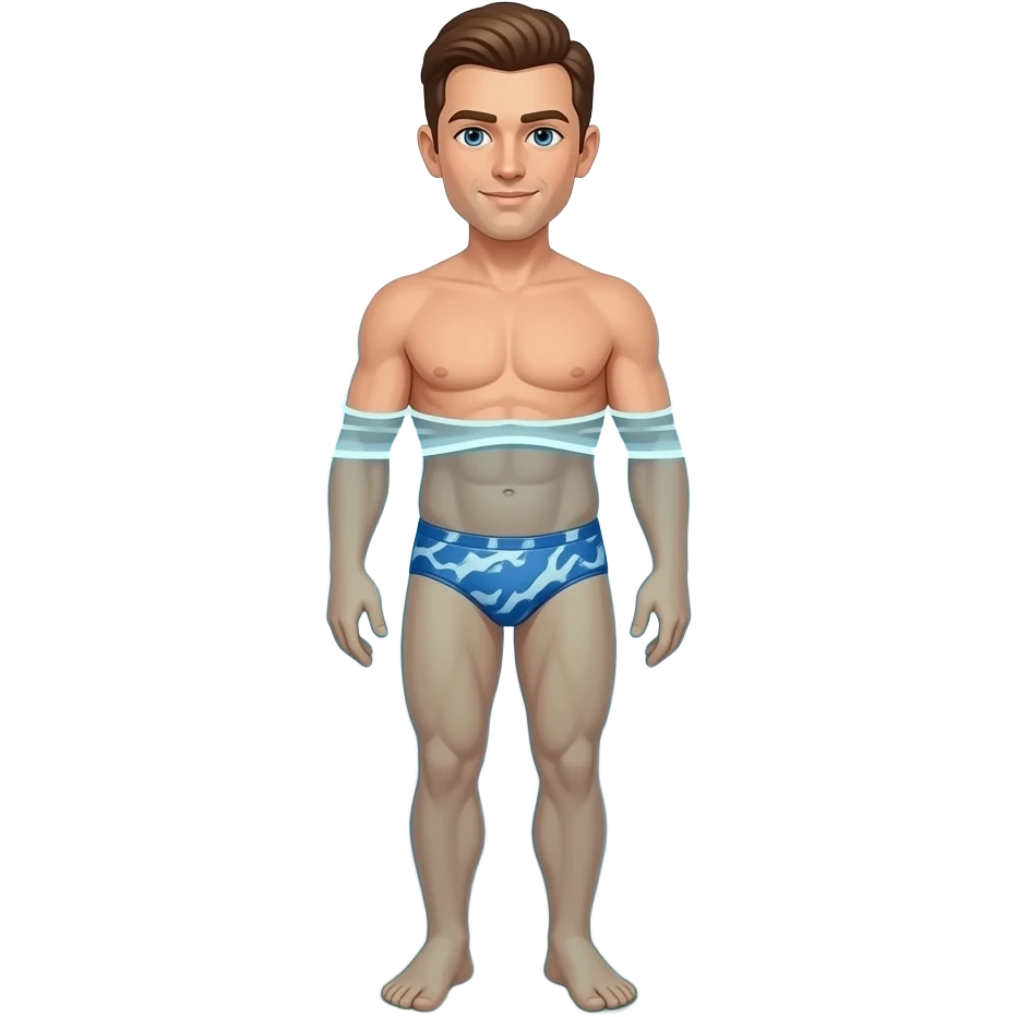 Swim in the sea emoji