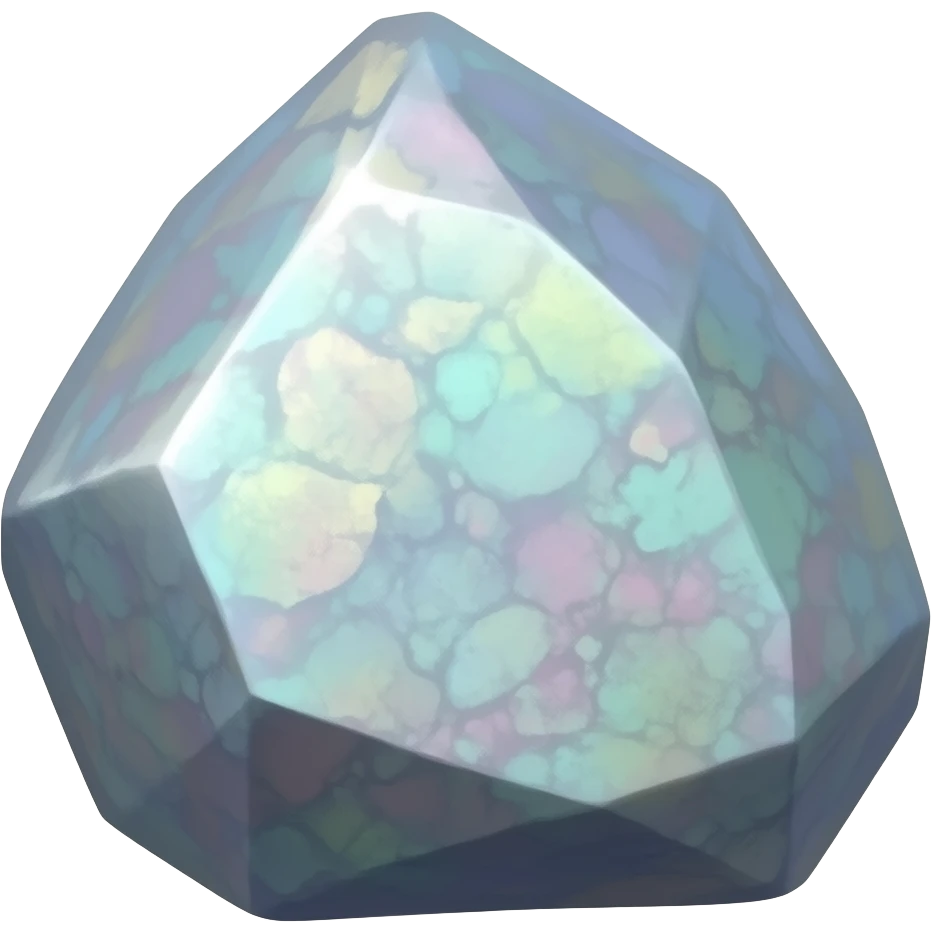 Deep Rainbow- OPAL rock emoji