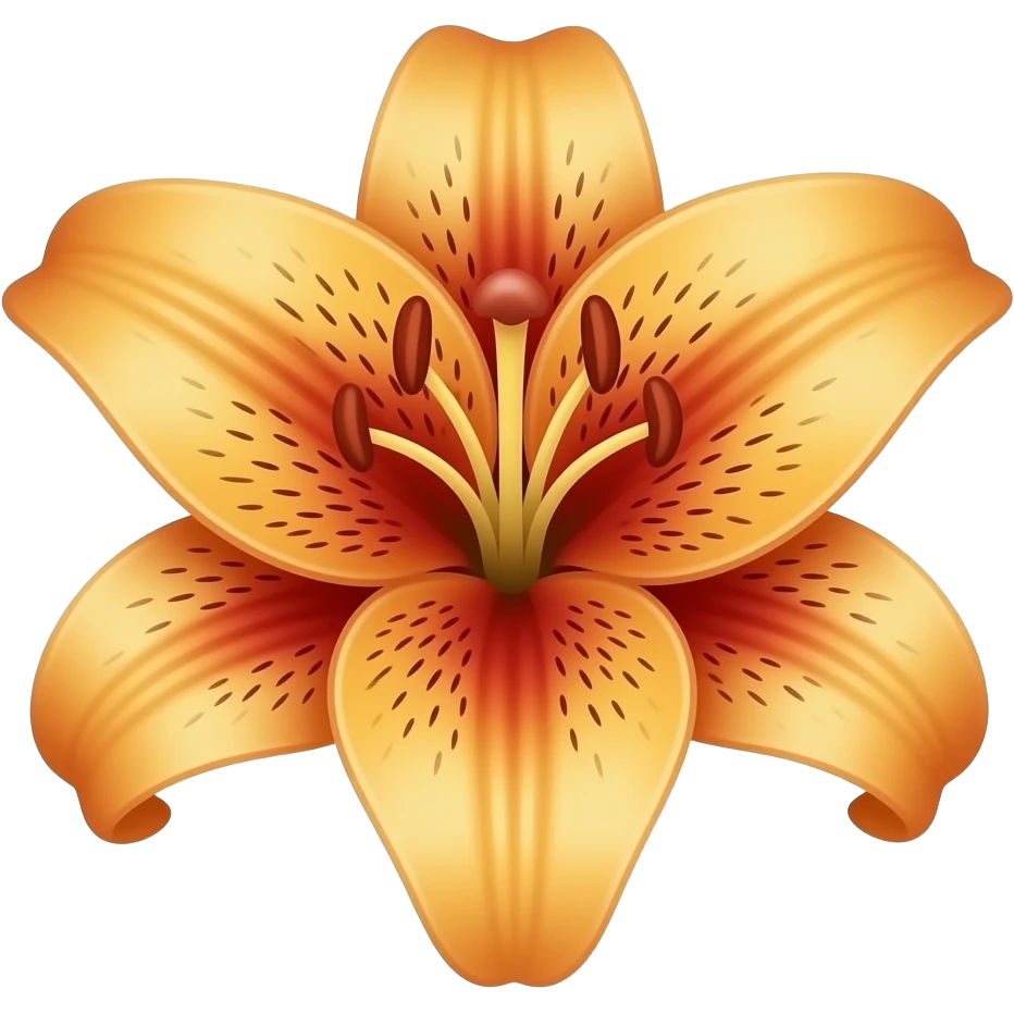 tiger lily emoji