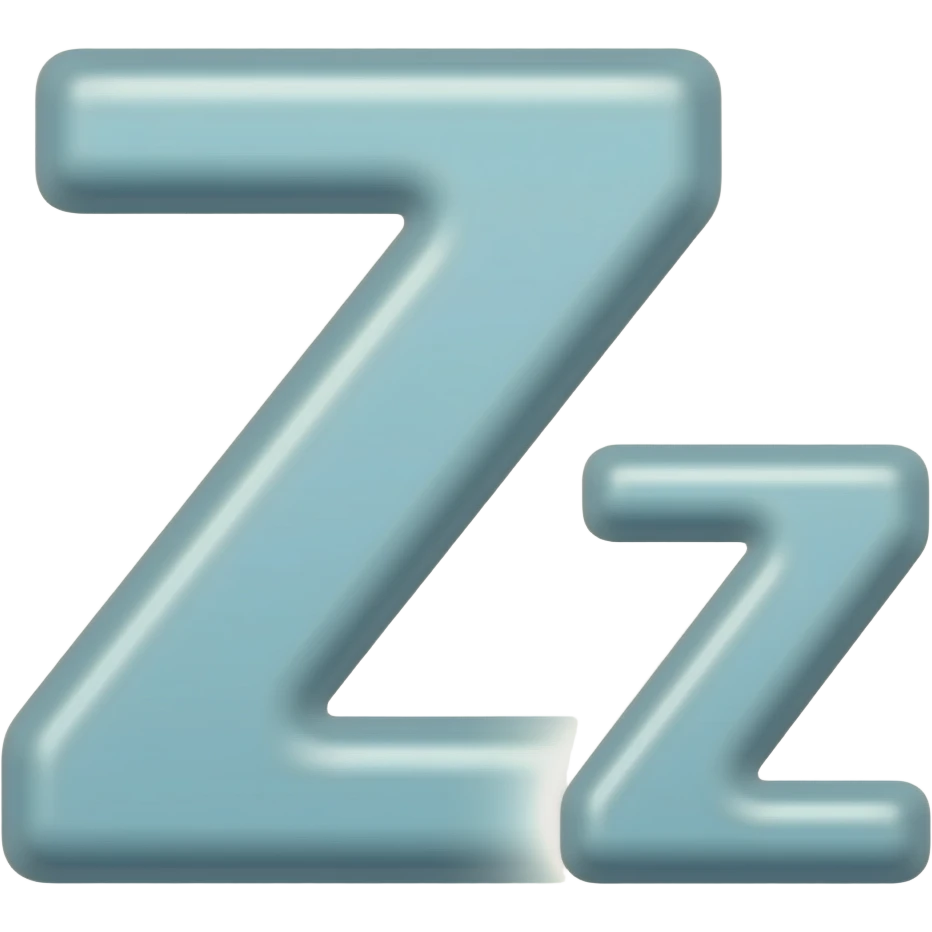 Letters zZz emoji
