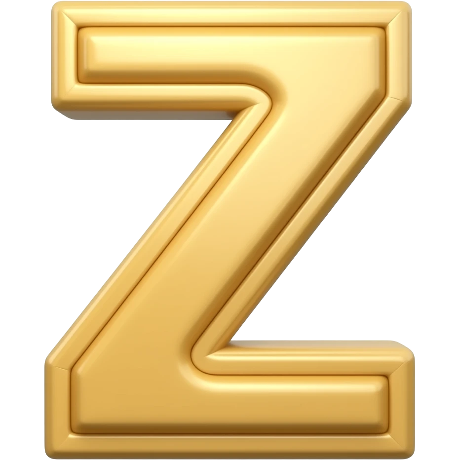 "AZ" letters 3D emoji