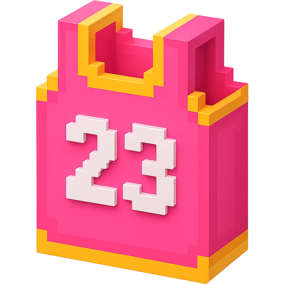 розовая баскетбольная майка с надписью "23", no background emoji