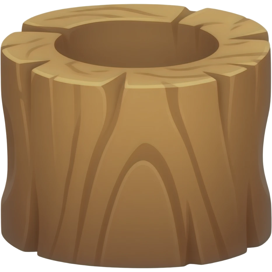 Wood emoji