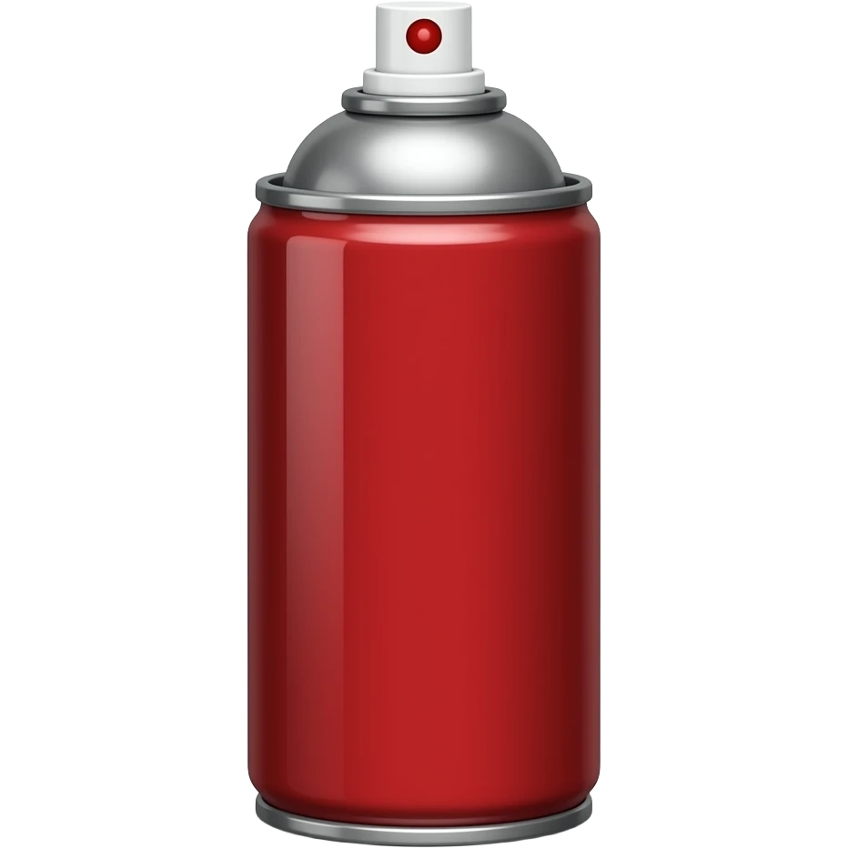 Red spray paint emoji