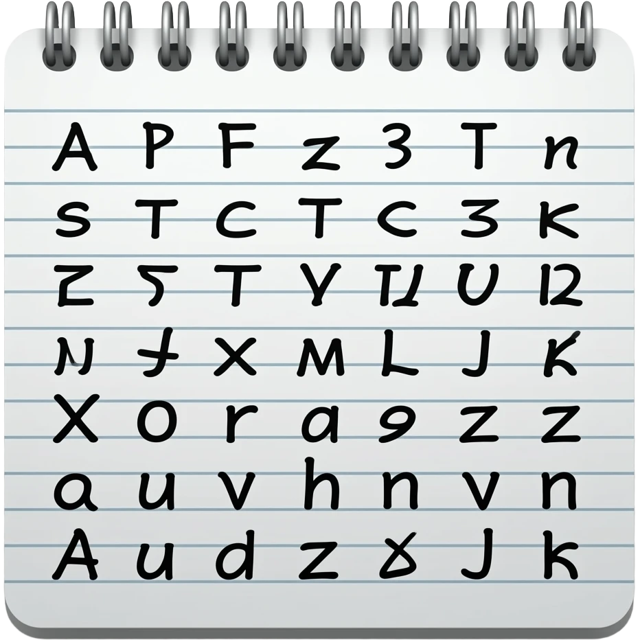 written language emoji