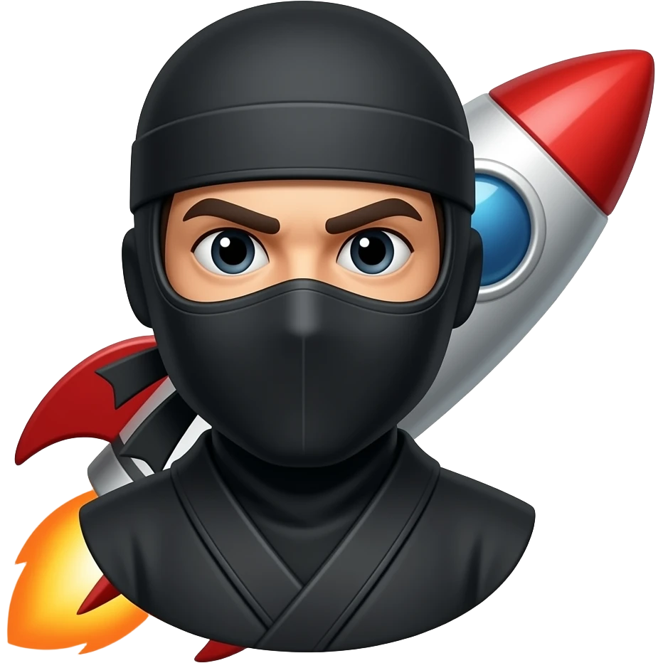 🥷🏾🚀 emoji