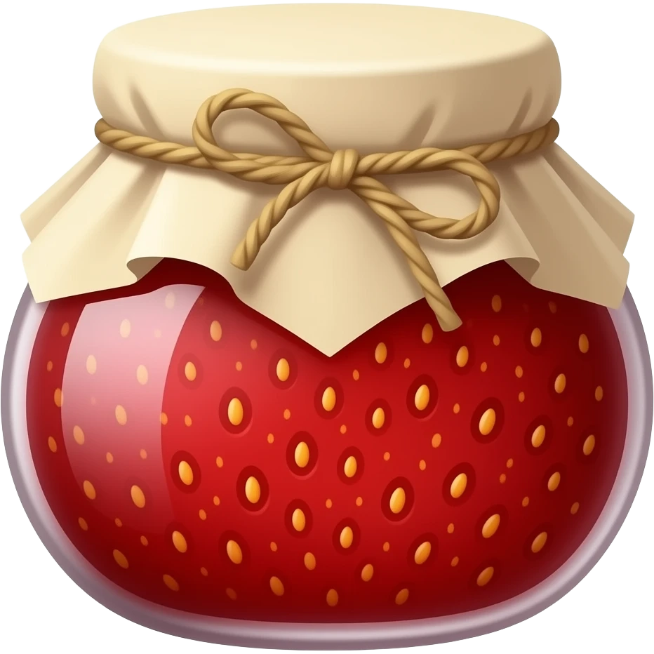 Strawberry jam emoji