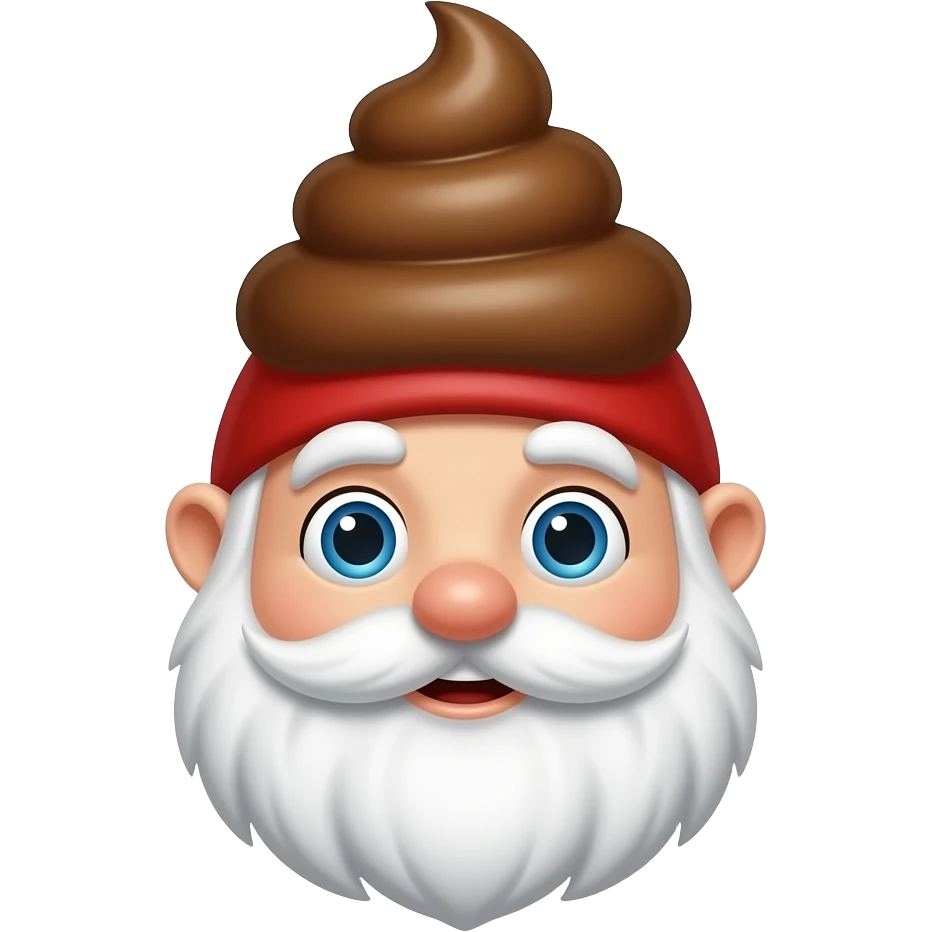 гном с говном на голове emoji
