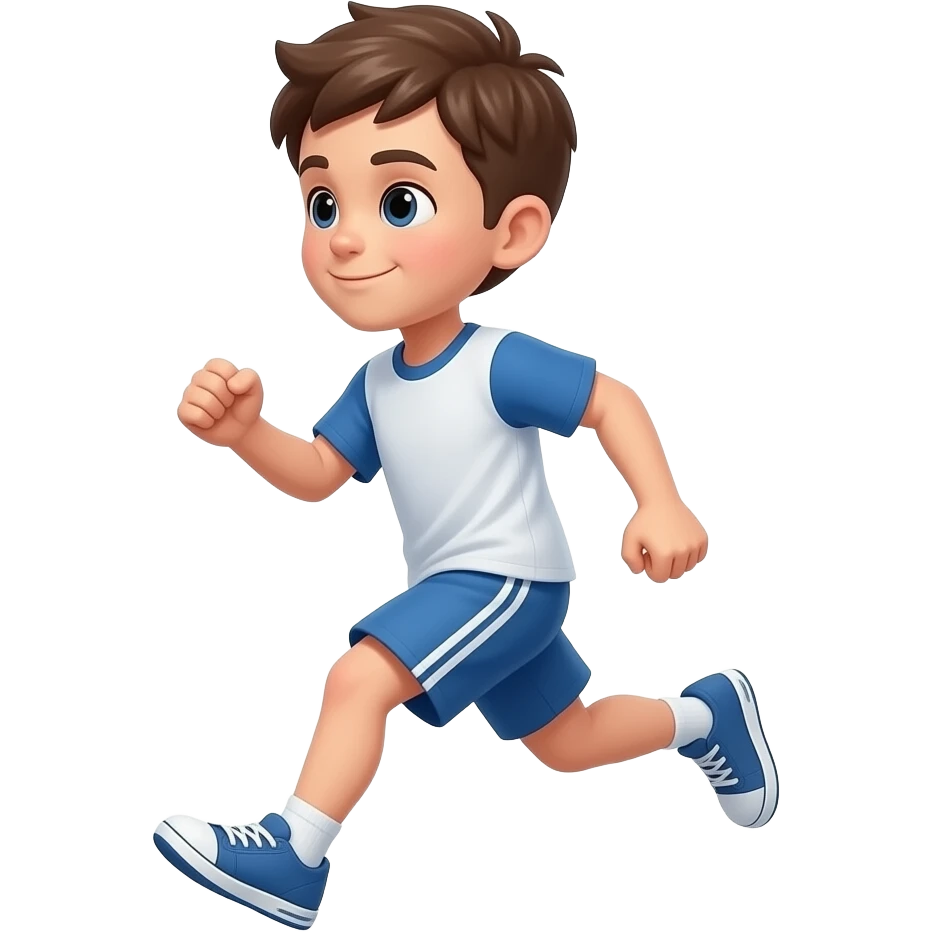 boy run emoji