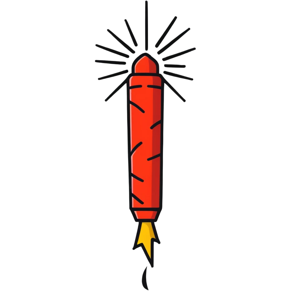 firecracker emoji